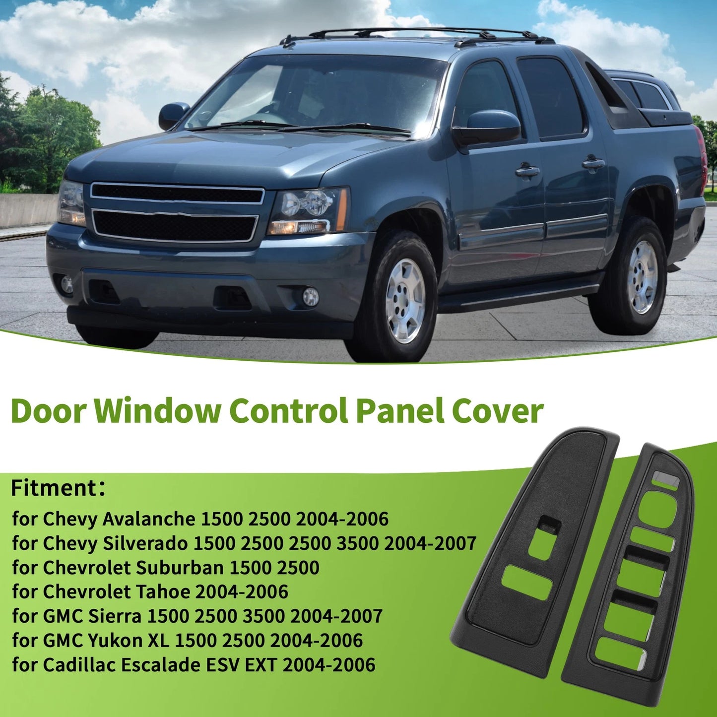 Window Switch Bezel Cover for Chevy Avalanche 1500-2500 (2004 - 2006)