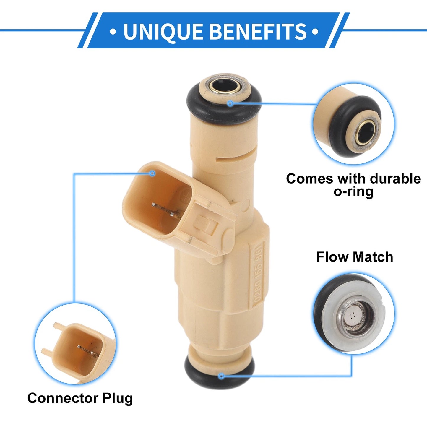 Fuel Injector 1 Pc for Ford Explorer (1999-2001)