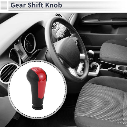 5-Speed Shift Knob for Chevrolet Spark Plastic Red/Black