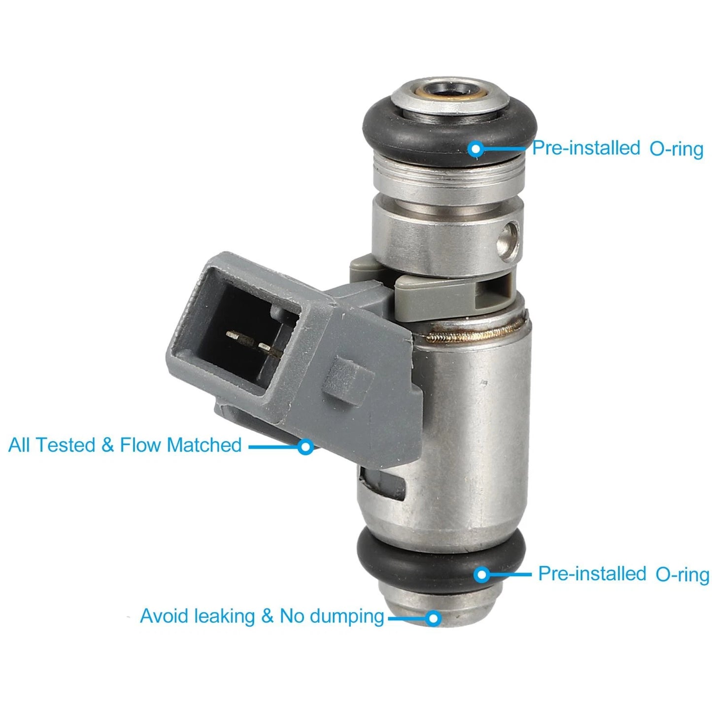 Fuel Injector Flow Matched  for Ford Fiesta V 1.3L (2009-2017)