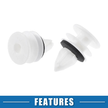 30 x Door Panel Clips for Chevrolet Plastic White Vehicle Clips