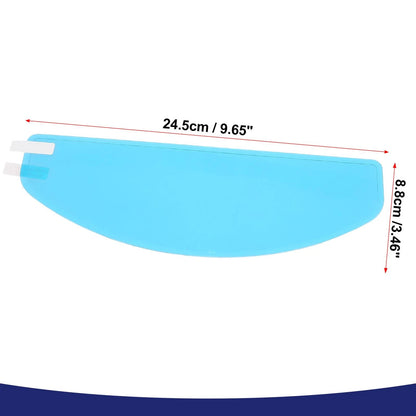 Anti Rain Film 9.65x3.46 Shield Lens Sticker for Motorcycle Helmet