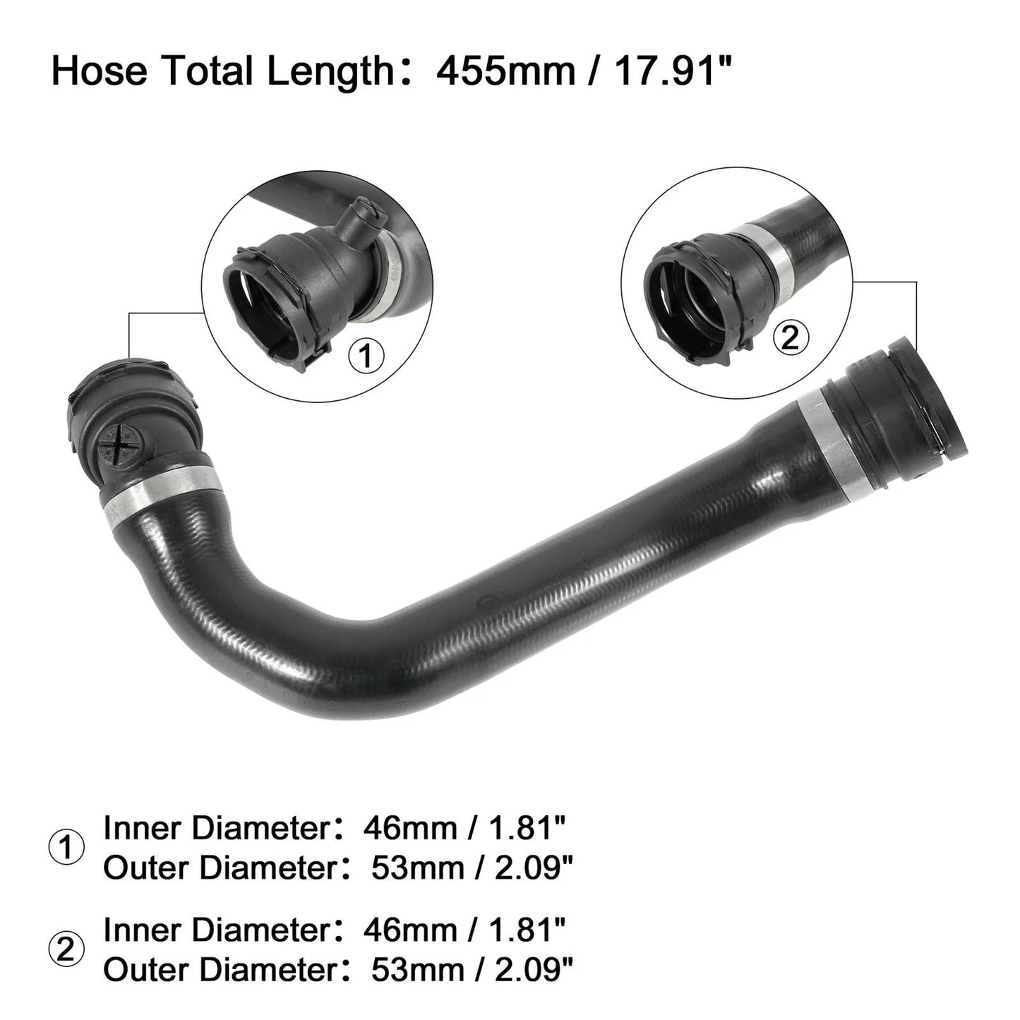Radiator Coolant Water Hose for BMW 320i (2013-2018)