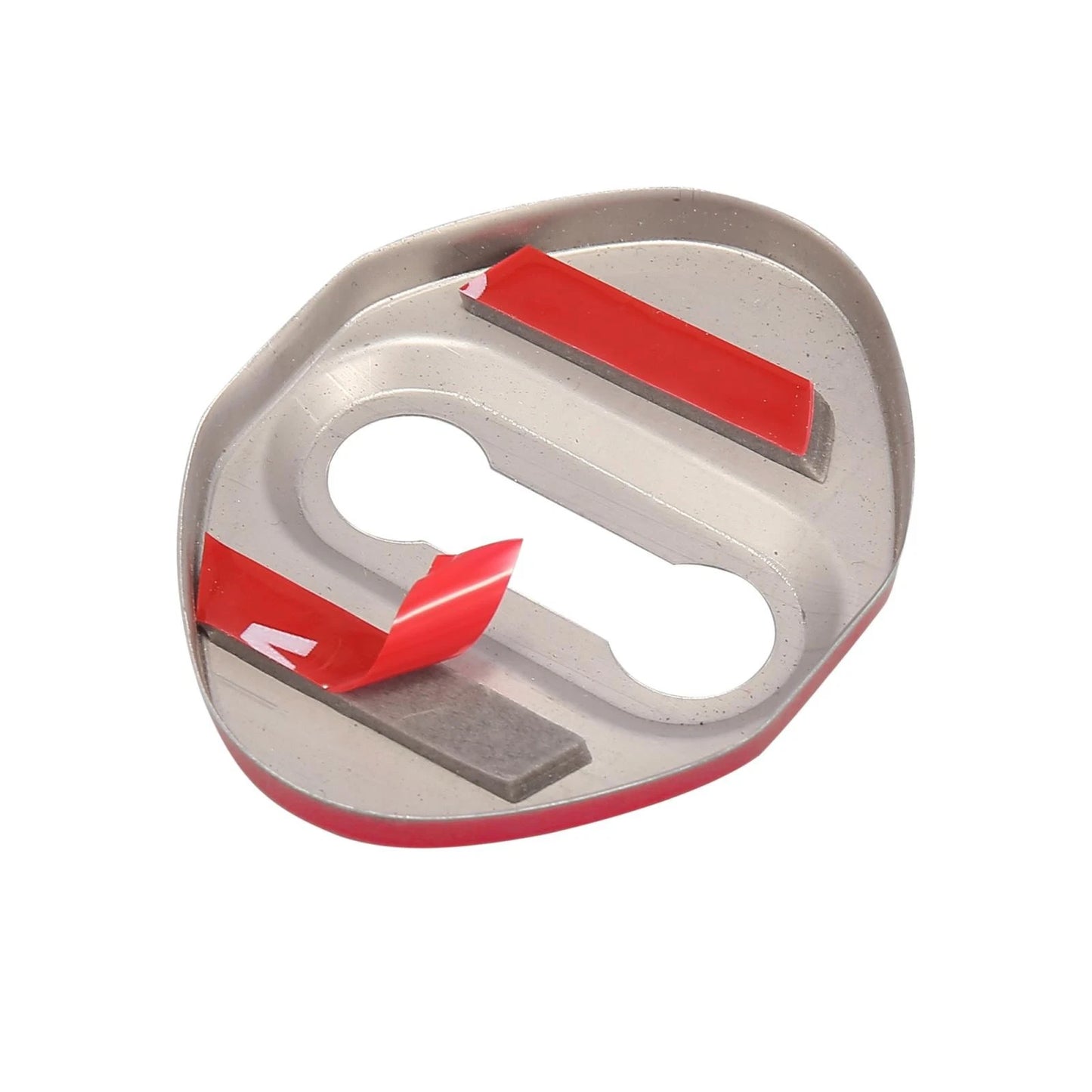 4pcs Door Lock Latch Striker Covers for Toyota - Red Adhesive Protector