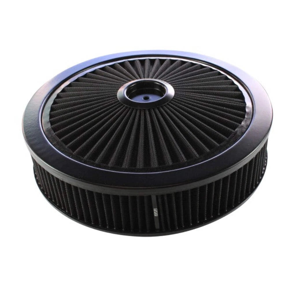 Chrome Air Cleaner 4" Wide x 2" Tall for Stromberg Carby (2 x 5/8" & 2-5/16")