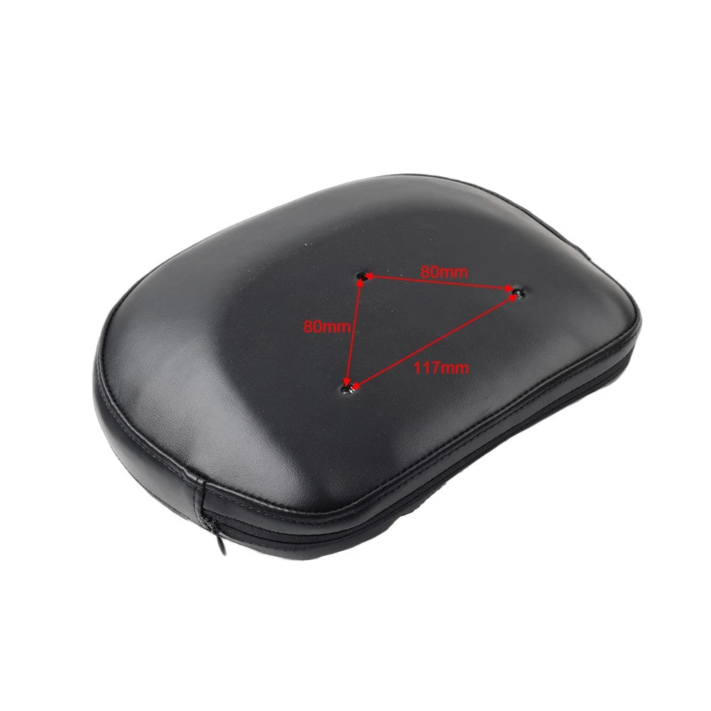 Black Stitching Sissy Bar Backrest Pad for Harley Electra Glide (2014-2023)