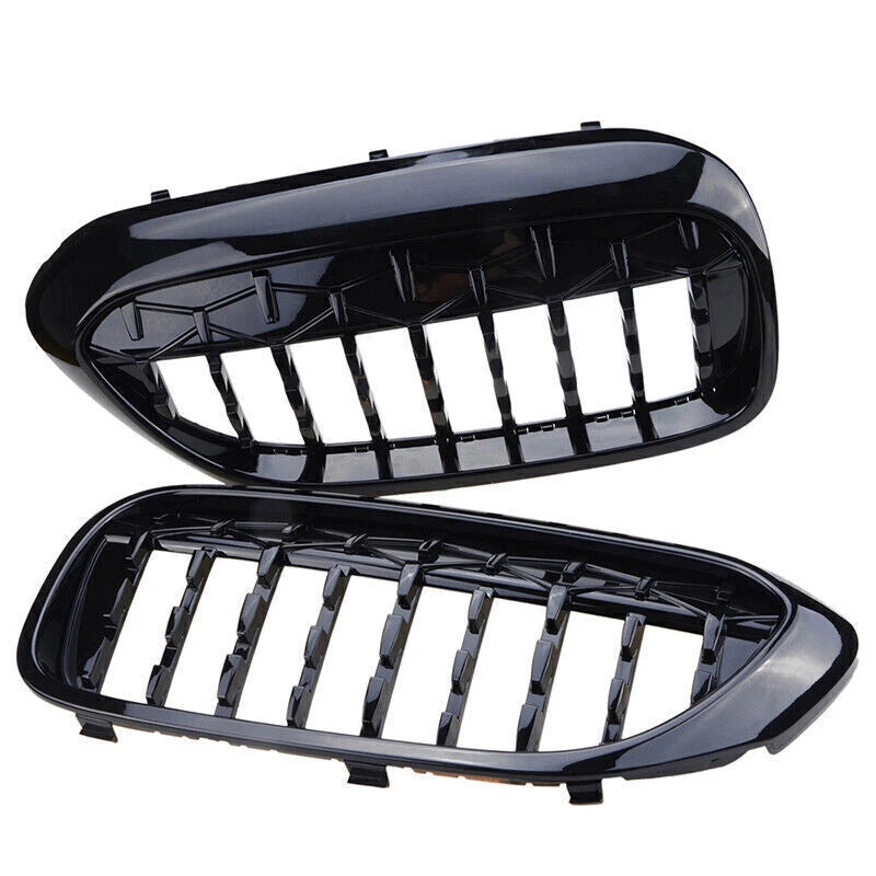 Gloss Black Diamond Front Kidney Grille for BMW G30 G38 520i 530i 540i (2017-2020)