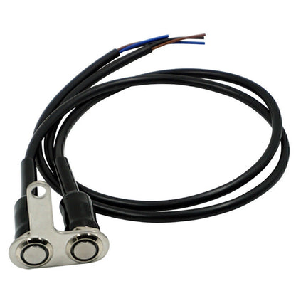 12V Blue LED Motorcycle Switch Waterproof for Handlebar