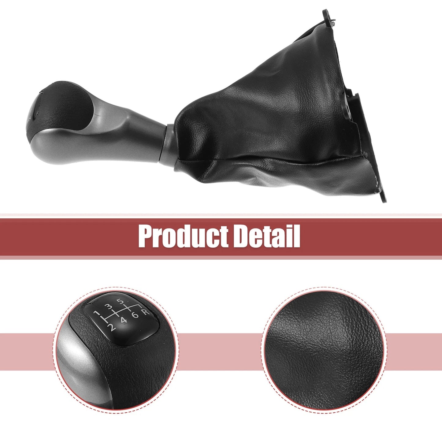 Manual Gear Shift Knob 6 Speed for Honda Civic (2006-2011) Black