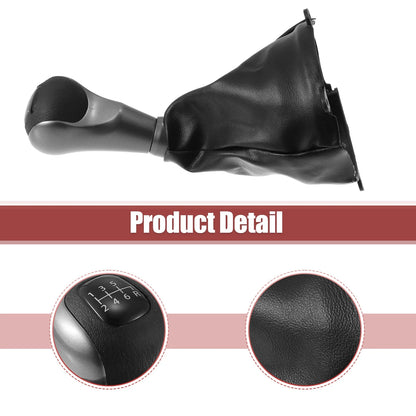 Manual Gear Shift Knob 6 Speed for Honda Civic (2006-2011) Black