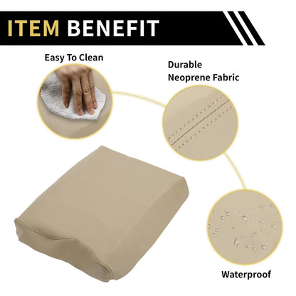 Center Console Lid Armrest Cover for Ford F-150 (Beige)