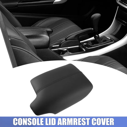 Console Lid Armrest Cover for Honda Accord (2015-2017) - Black Armrest Pad