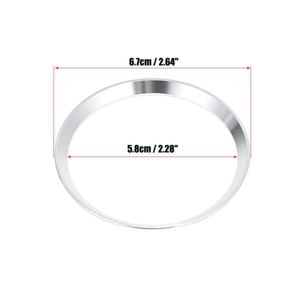 Silver Tone Steering Wheel Ring Cover Trim for Mercedes Benz C Class (2015-2023)