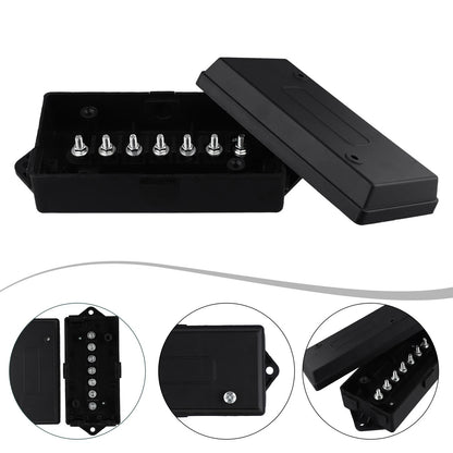 7-Way Electrical Trailer Junction Box, 7-Gang Trailer Wire Connection Box