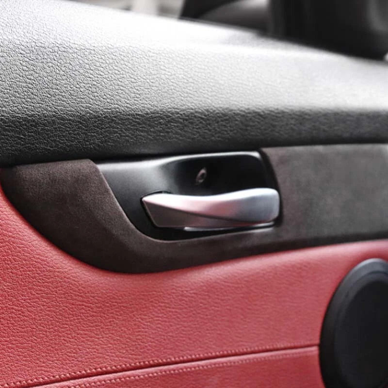 Alcantara Leather Interior Door Panel Caover Trim Fit For BMW Z4 2009-2015
