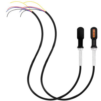 Rear Mini LED E Mark Turn Signal Lights for Harley Softail Touring Sportster