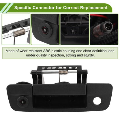 Tailgate Handle Backup Rear View Camera for Dodge Ram 1500