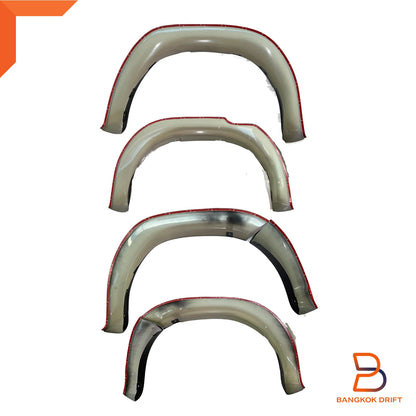 Matte Black Smooth Fender Flare Arch for Toyota Hilux Revo Widebody 18-20