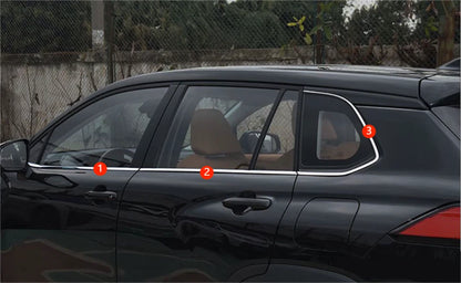 Window Molding Cover Trim for 2020-2023 Toyota Corolla Cross Steel