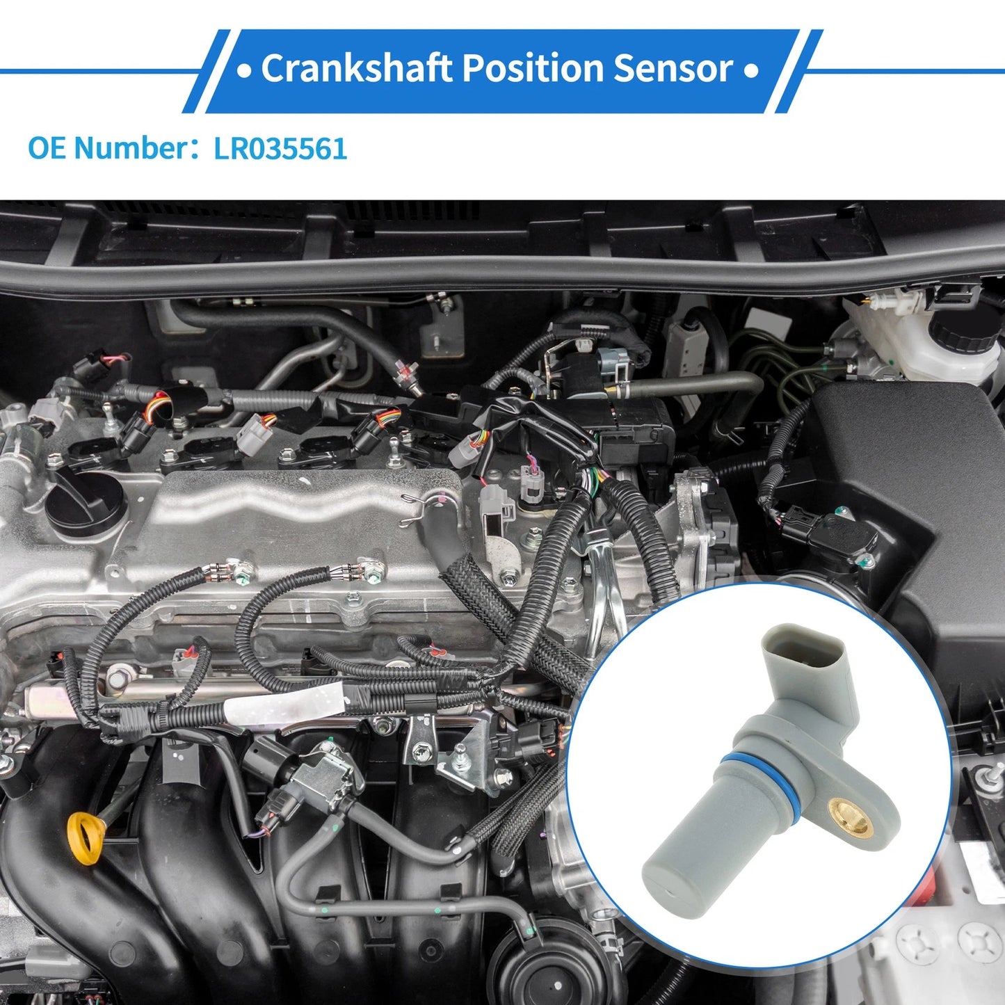 Crankshaft Position Sensor for Land Rover Discovery 3.0 (2017-2020)