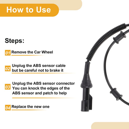 ABS Wheel Speed Sensor for Ford Thunderbird (2002-2005)