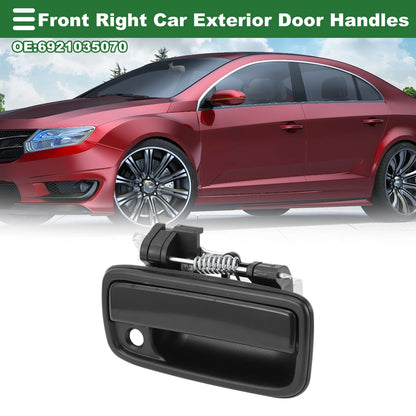 Gloss Black Front Right Exterior Door Handle for Toyota Tacoma (2005-2023)