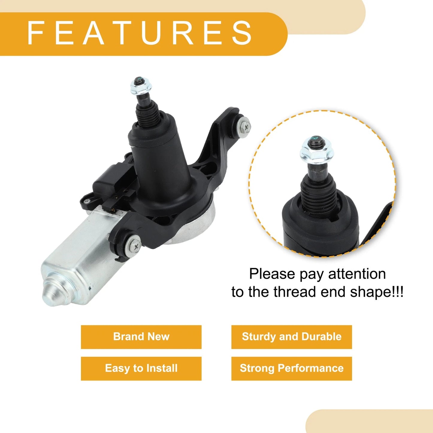 Rear Windshield Wiper Motor for Jeep Commander (2006-2010)