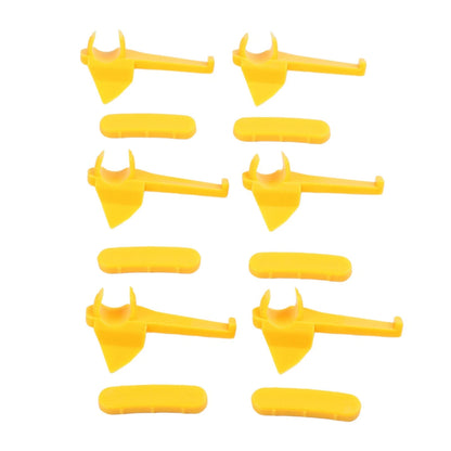 6 x Tyre Tire Changer Mount Demount Head Insert Rim Protector Repair for Universal