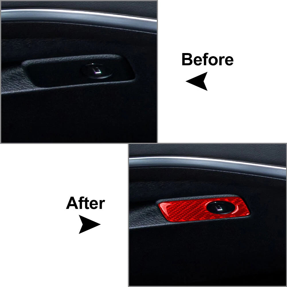 Glove Box Handle Cover Trim for Kia Stinger 2018-2023 Red