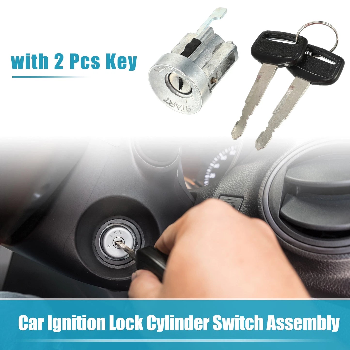 Ignition Lock Cylinder Switch Assembly with Keys for Isuzu Amigo (1989-1994)