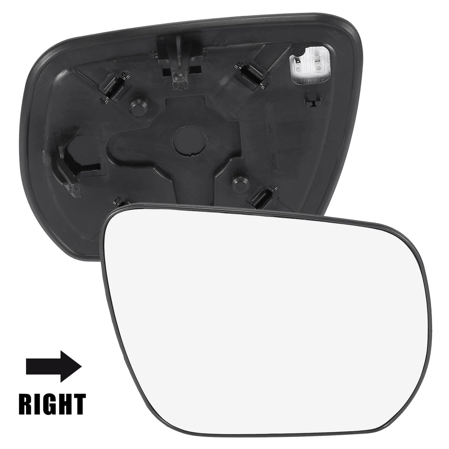 Heated Mirror Glass with Backing Plate for Suzuki