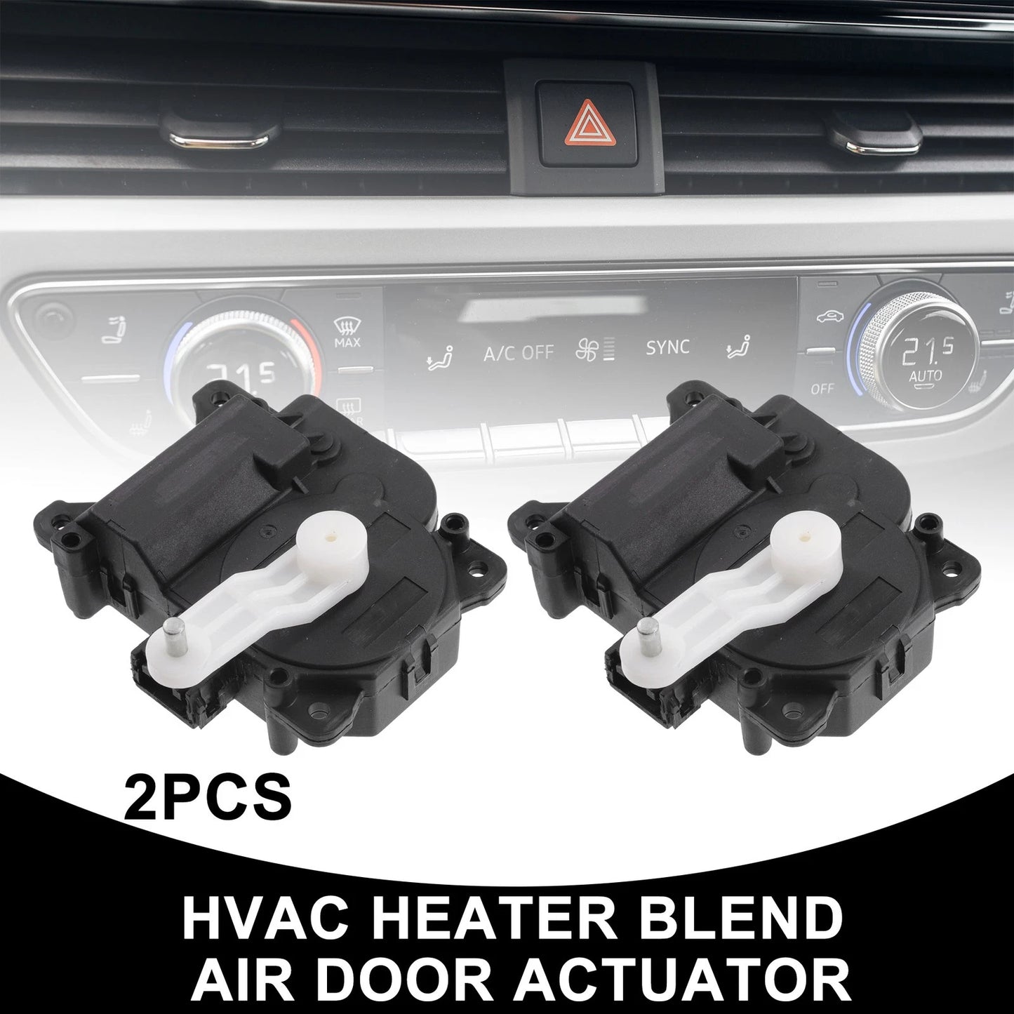 2 x HVAC Heater Blend Door Actuator for Toyota Highlander (2001–2003)
