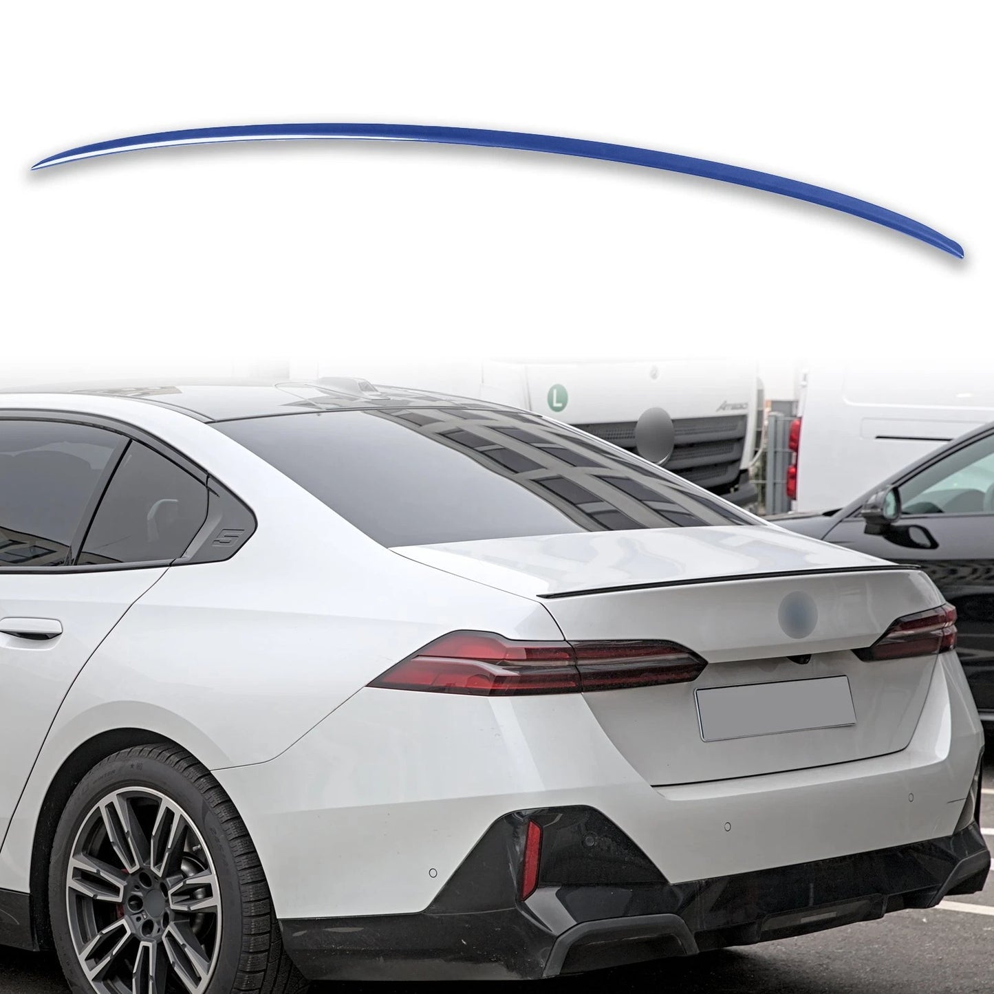 ABS Boot Spoiler for BMW 5er i5 G60 (2024 - ) Tanzanite Blue