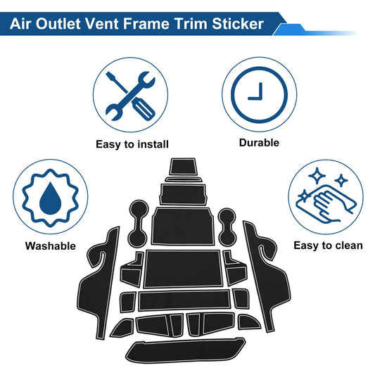 19 Pcs PVC Non-Slip Mat for Ford Ranger (2023-2025)