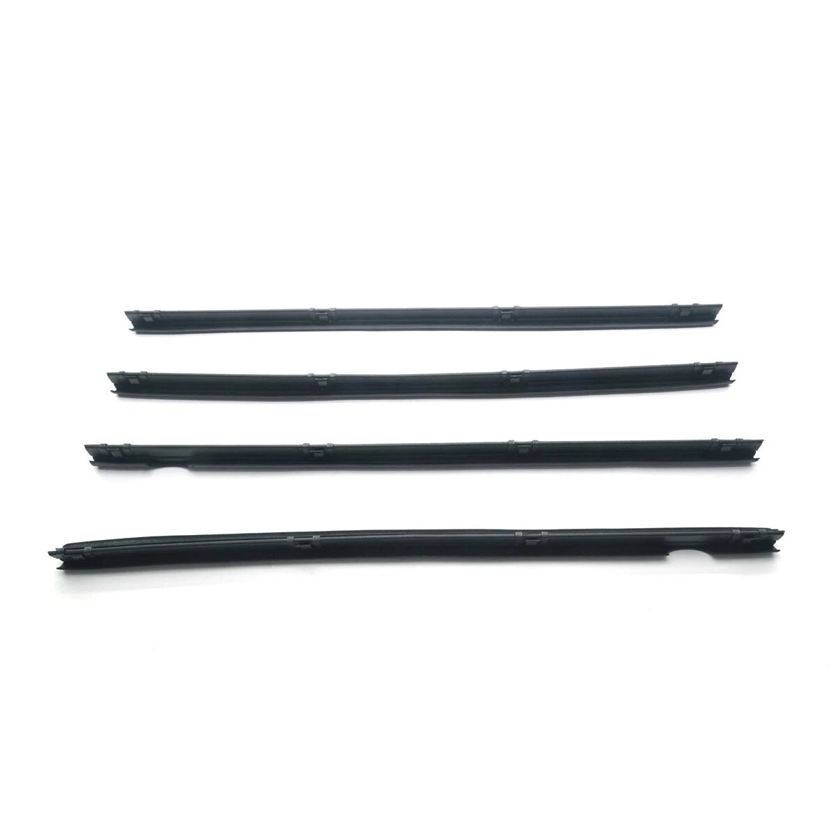 Rear Door Glass Weatherstrip Set for Toyota Starlet 5DR KP60 KP61 KP62 1978-1984