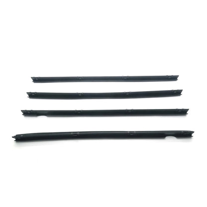 Rear Door Glass Weatherstrip Set for Toyota Starlet 5DR KP60 KP61 KP62 1978-1984