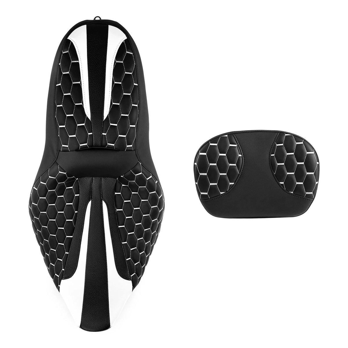 Rider Passenger Seat Sissy Bar Backrest for Harley Street Glide (2009-2023)