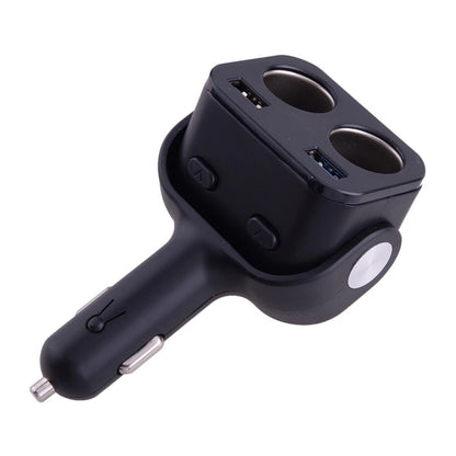 90W  Way Car Cigarette Lighter Socket Splitter Dual USB Charger Adapter