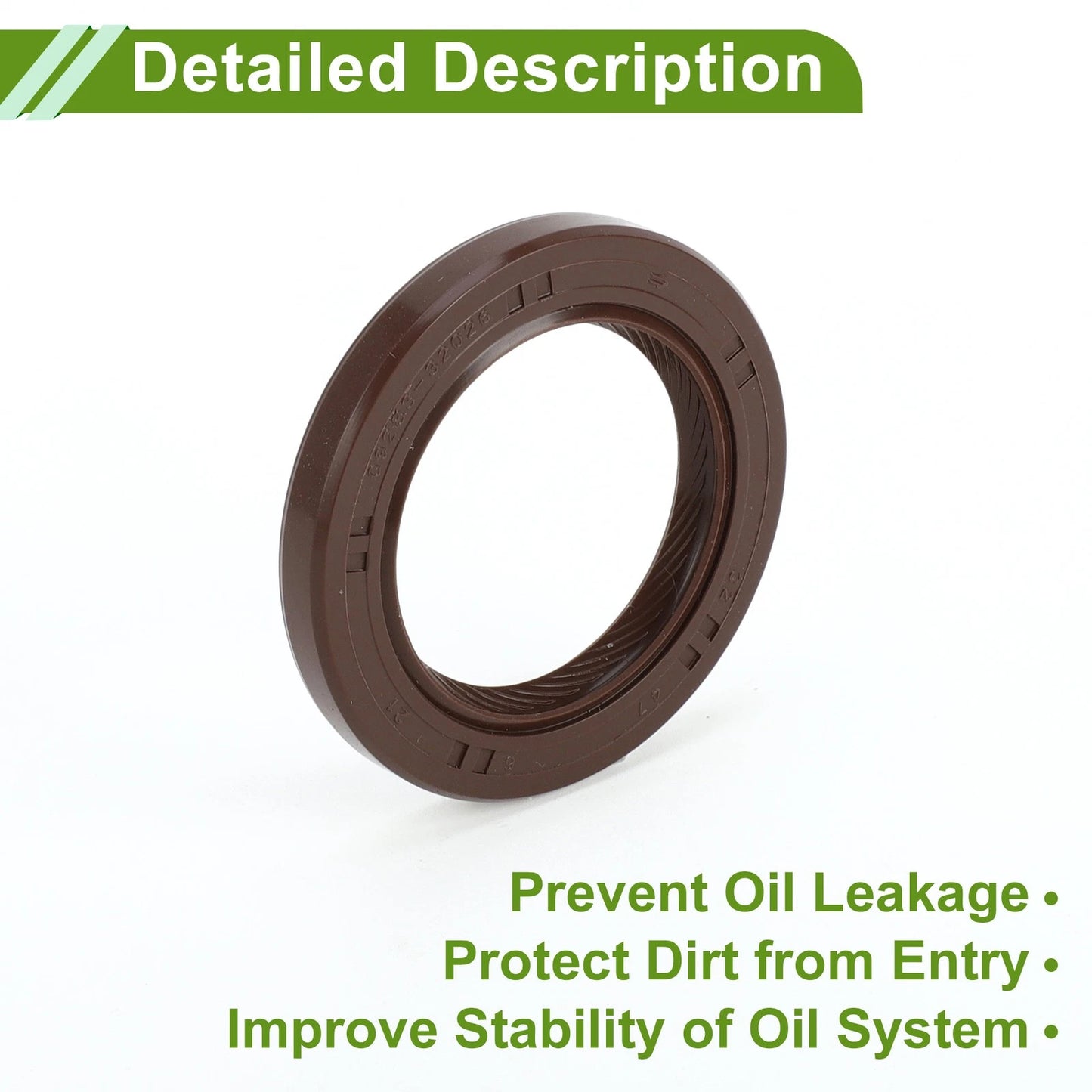 Front Crankshaft Oil Seal for SUZUKI SJ410, CHEVROLET MATIZ (1981-2005)