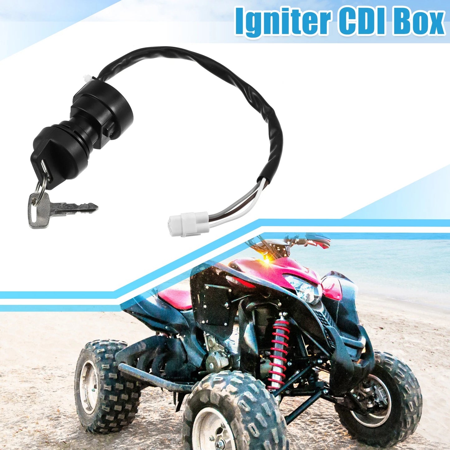 1 Set Ignition Key Switch for Kawasaki Force Prairie