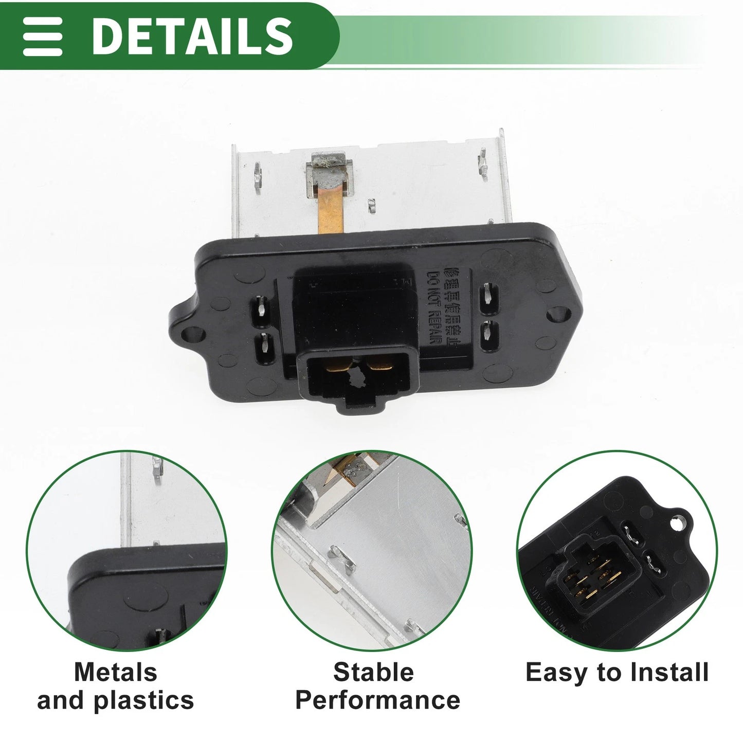 Blower Motor Resistor for Peugeot 206 (1998-2012)