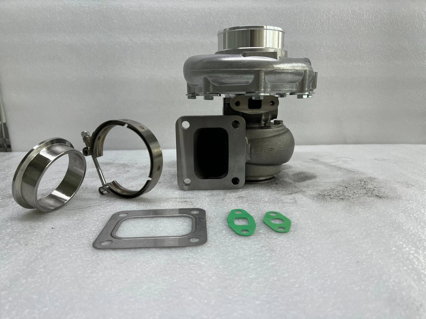 Flange .96 A/R V-band .80 A/R Cold T04E T04 Turbocharger for T76 T4 ()