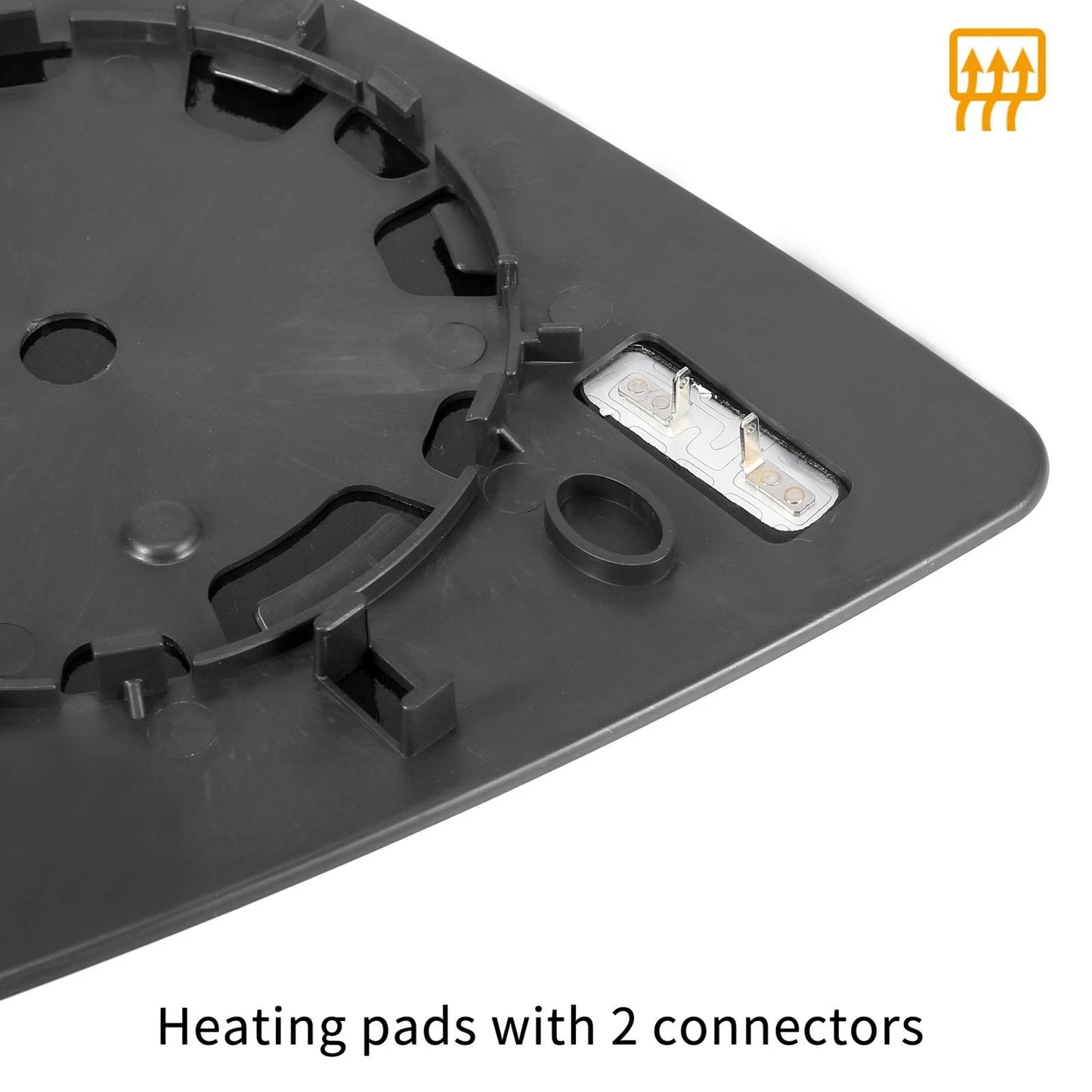 Heated Mirror Glass w/ Backing Plate for BMW X5 X6 (2007-2013) Right Side