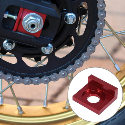 Chain Adjuster Block Tensioner / 2 x 15mm Hole Dia / for Motorcycle