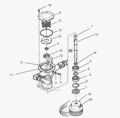 Westerbeke 3.0 BPMG 3.5 SBCG Impeller Kit for Generator