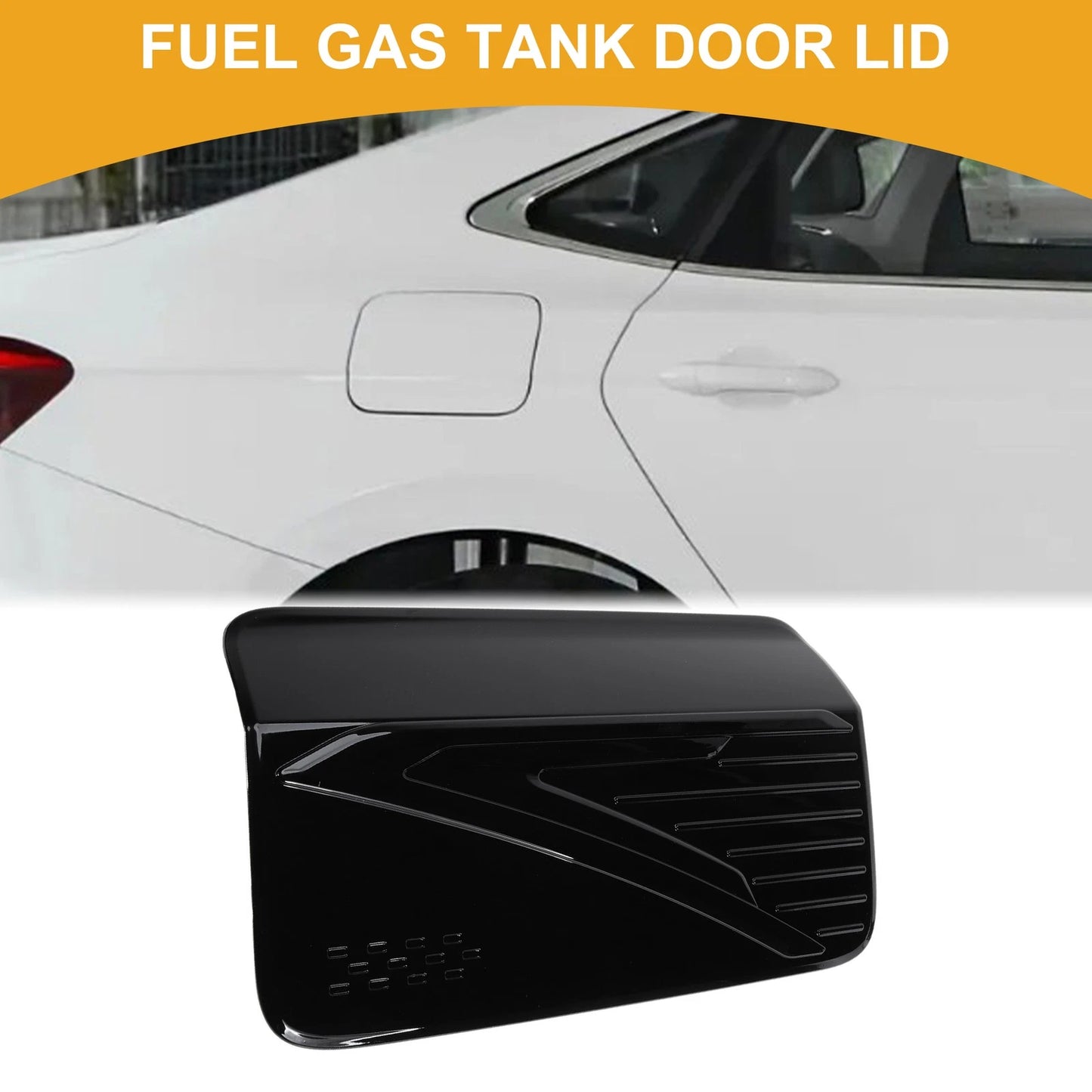 Fuel Tank Door Cap for Mitsubishi L200 (2024-2025) Black Filler Flap Cover