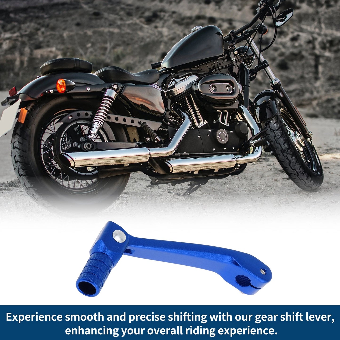 Folding Shifter Lever for Honda CRF150F (2003-2017) Blue