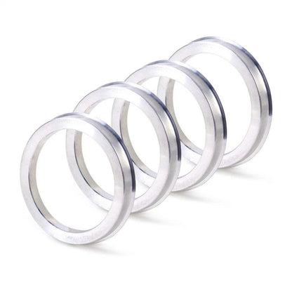 4 x 72.6mm to 56.1mm Aluminium Alloy Hub Centric Rings for Car Wheel Spacer