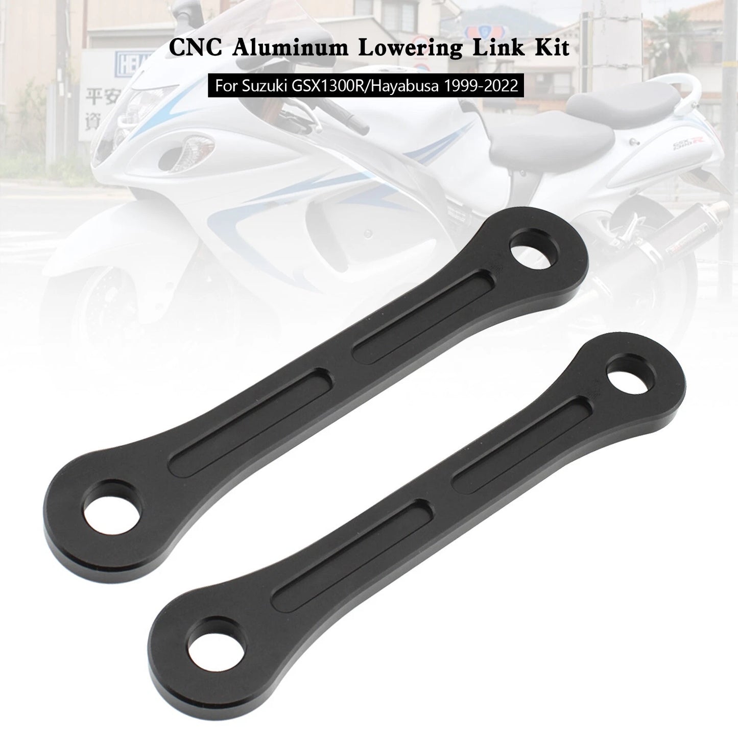 35mm CNC Lowering Link Kit for Suzuki GSX1300R Hayabusa (1999-2022)