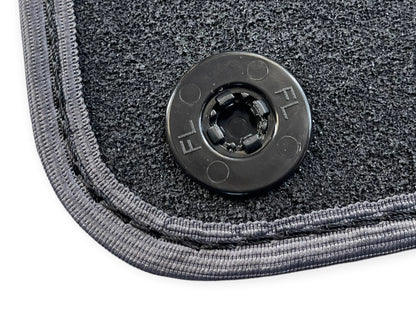 Floor Mats for Lamborghini Gallardo Gray Tailored Carpets with Logo (2004-2013)